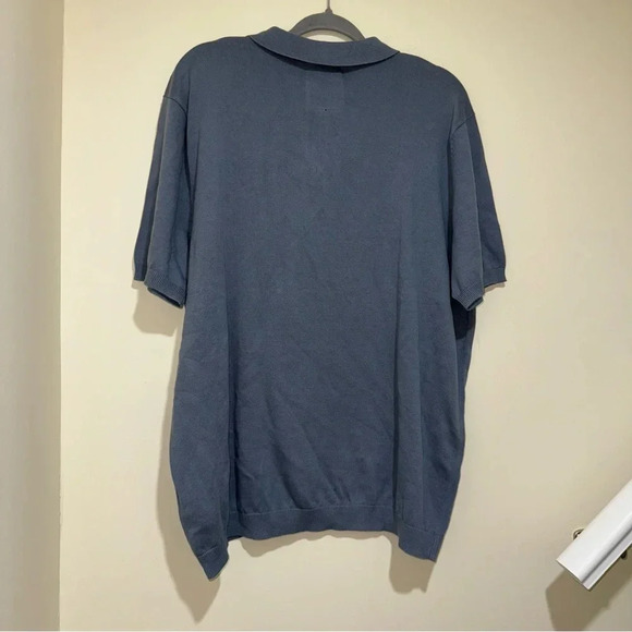 Men’s Threadbare Brand  NWT Casual Blue Cotton Plus Size Polo Shirt Size XXL NEW - Picture 14 of 15